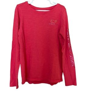 Vineyard Vines Girls Long Sleeve Tee - S Small 7-8 - like New